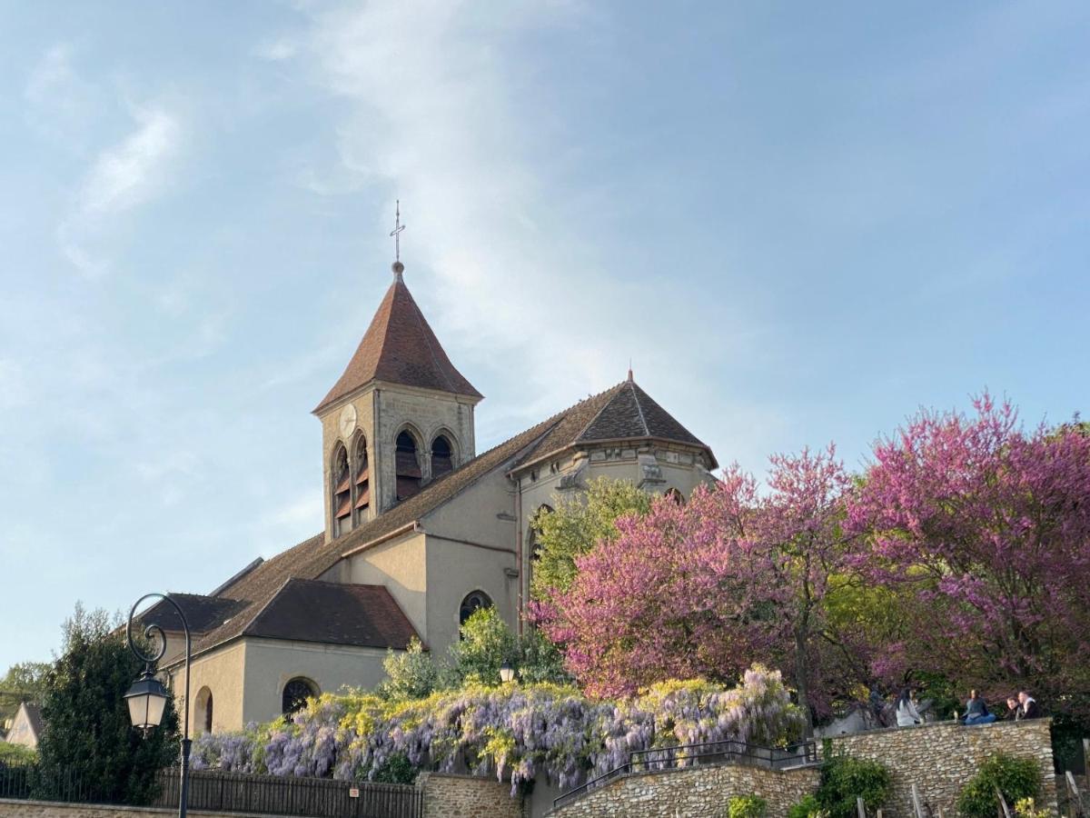 La Villa Perchee Calme, Sauna, Parking Prive Saint-Prix  ภายนอก รูปภาพ