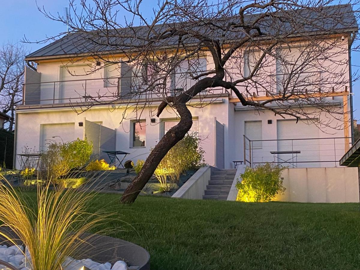 La Villa Perchee Calme, Sauna, Parking Prive Saint-Prix  ภายนอก รูปภาพ
