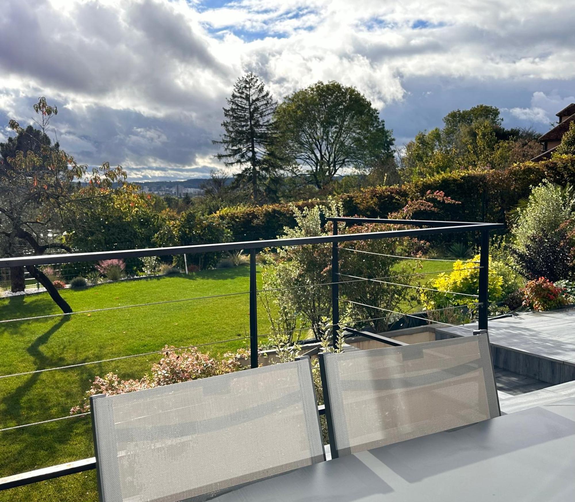 La Villa Perchee Calme, Sauna, Parking Prive Saint-Prix  ภายนอก รูปภาพ