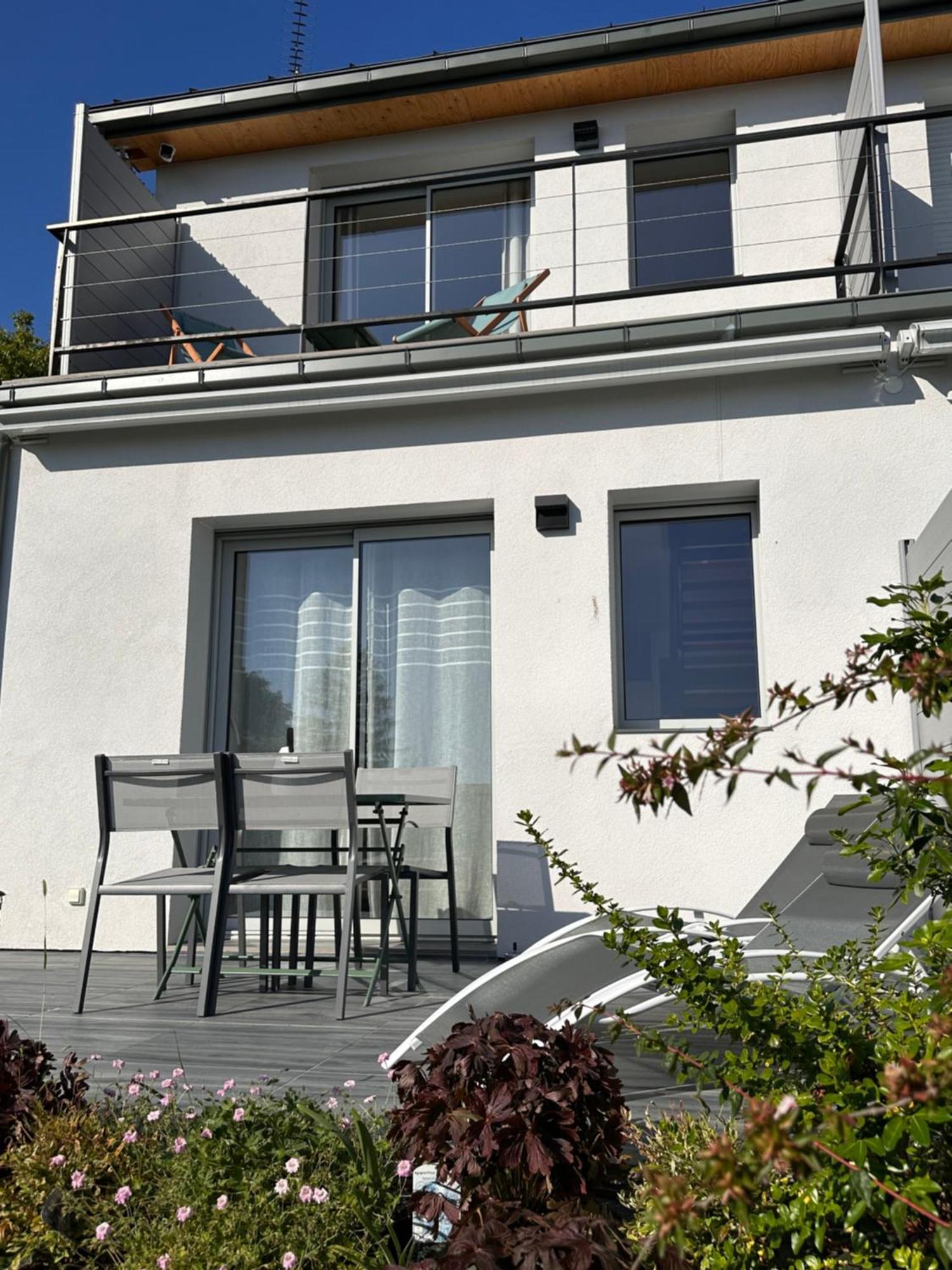 La Villa Perchee Calme, Sauna, Parking Prive Saint-Prix  ภายนอก รูปภาพ